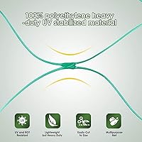 Vista 6 de Ruolan Red para pájaros para jardín, protege plantas vegetales y árboles frutales, 13 x 20 pies, red de plástico para pájaros, ciervos, ardillas