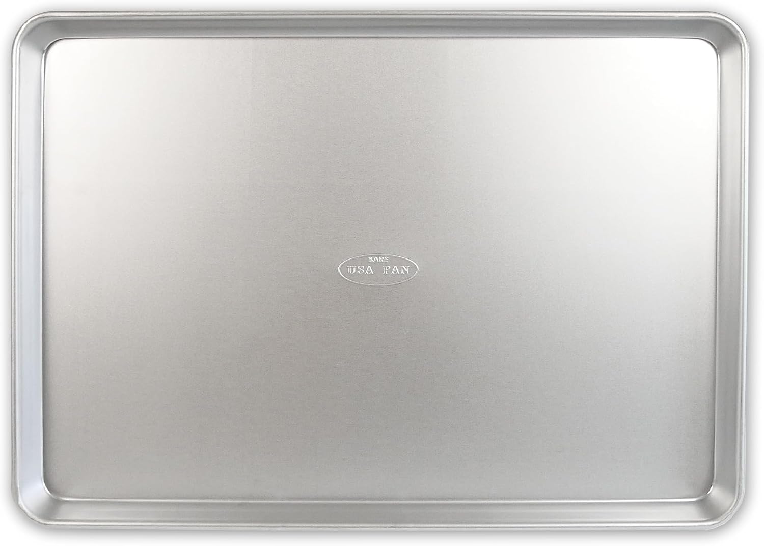 USA Pan Bakeware Traditional Aluminized Steel Uncoated Extra Large Baking Sheet Pan, Made without nonstick coating