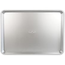 USA Pan Bakeware Traditional Aluminized Steel Uncoated Extra Large Baking Sheet Pan, Made without nonstick coating