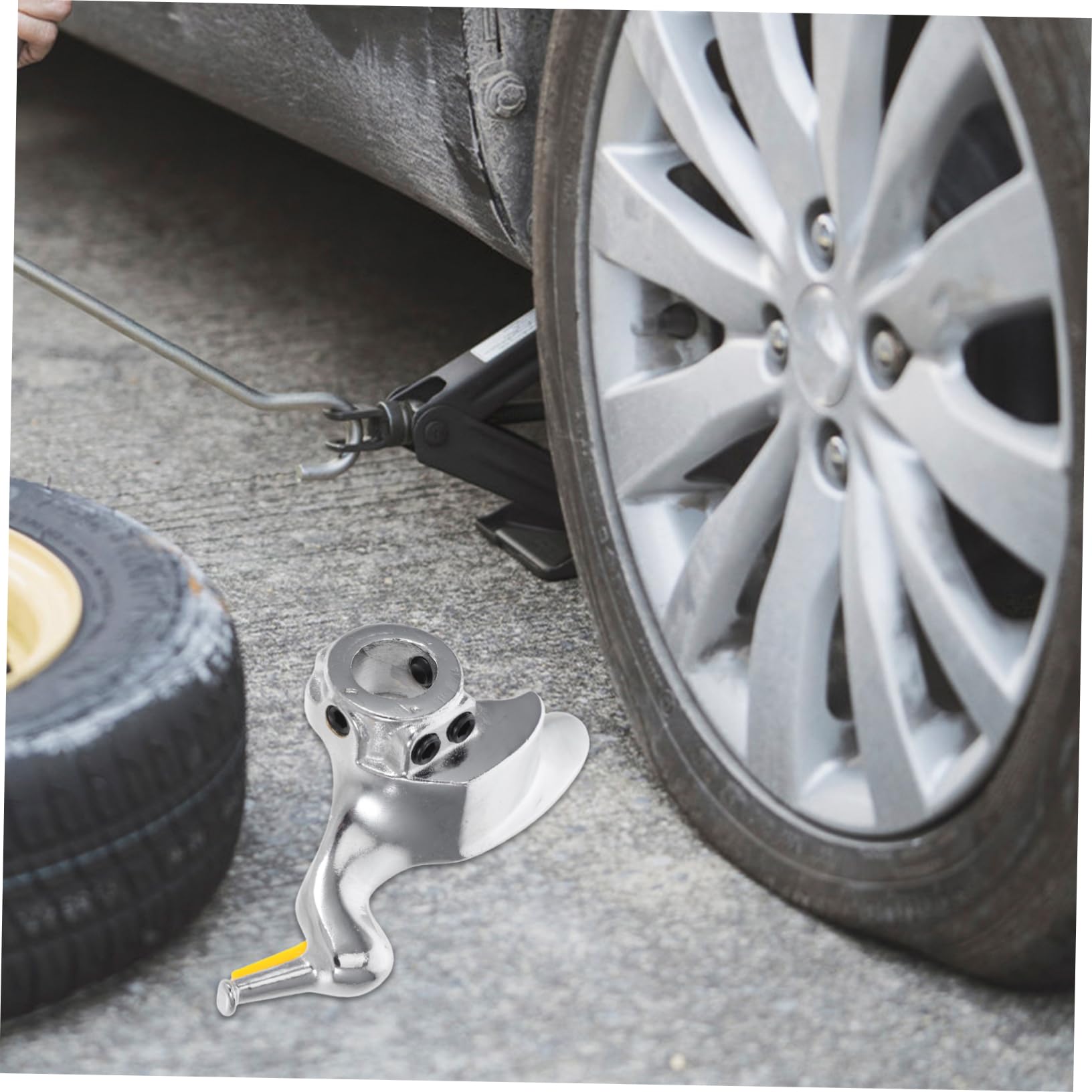 Cabilock Utensile Per Smontagomme Manuale in Acciaio Fuso Testa Di Per Smontaggio Pneumatici Attrezzo Per Cambio Gomme Veicoli Smontagomme Per Pneumatici Auto