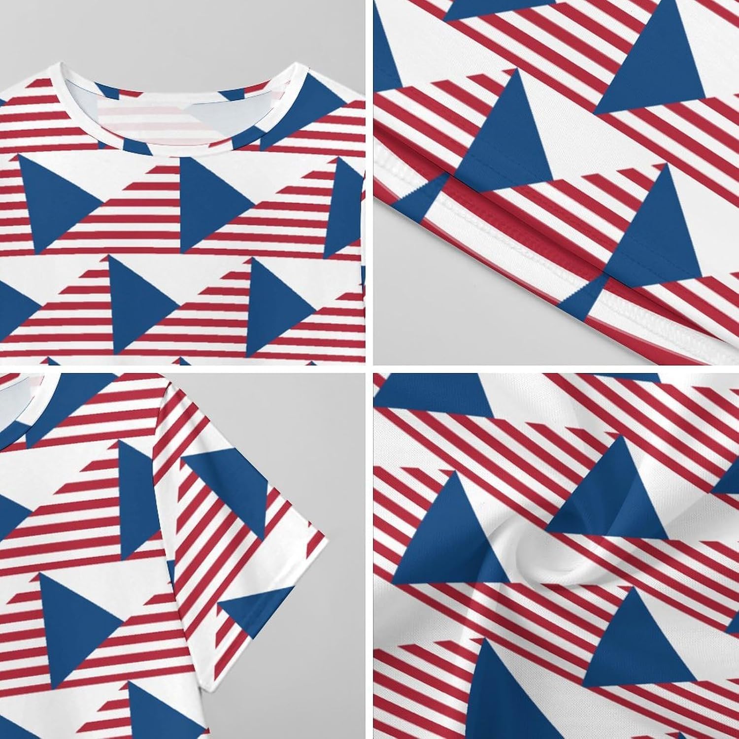 Flag of Czech Republic And USA Nightgowns for Women Short Sleeve Sleep Dress Casual Sleepshirt Night Gowns Pajamas