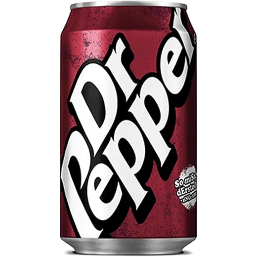Dr Pepper Sparkling Fruit Soft Drink Can