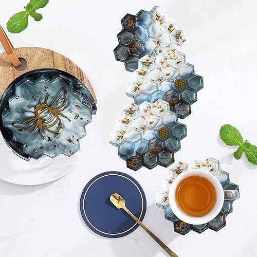 Miniatura 2 de Moldes de resina de silicona de caballito de mar moldes epoxi para decoraciones navideñas colgantes de pared arte de oficina en casa y regalos de