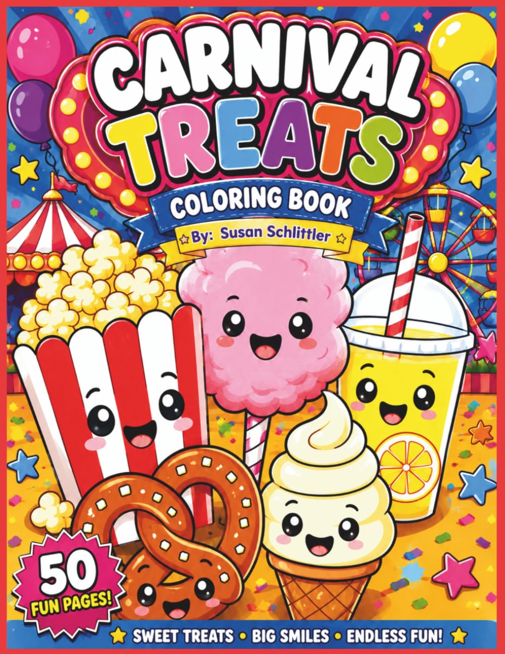 Carnival Treats Coloring Book