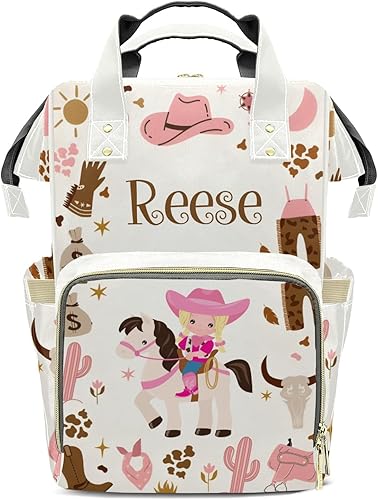 Bolsas de pañales personalizadas de gran capacidad con dragón volador, mochila con nombre personalizado, bolsa de pañales casual, regalos, Diseño 24