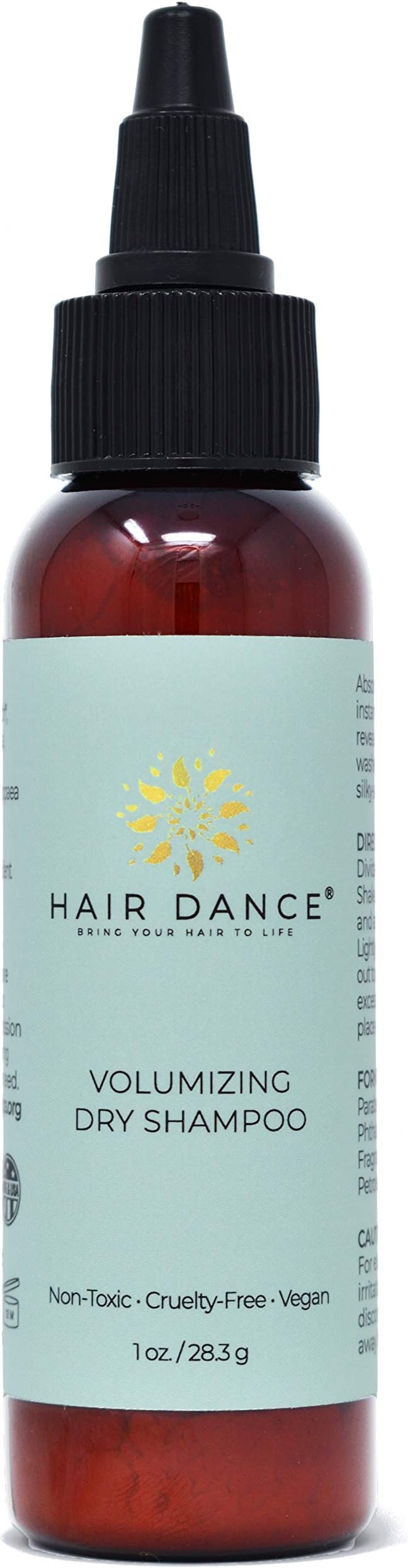 Dry Shampoo Volume Powder | Natural & Organic Ingredients | Non-Aerosol | Made in USA | Talc & Corn Free | For Blonde and Dark Hair | Lavender Oil Scented | 1 Ounce