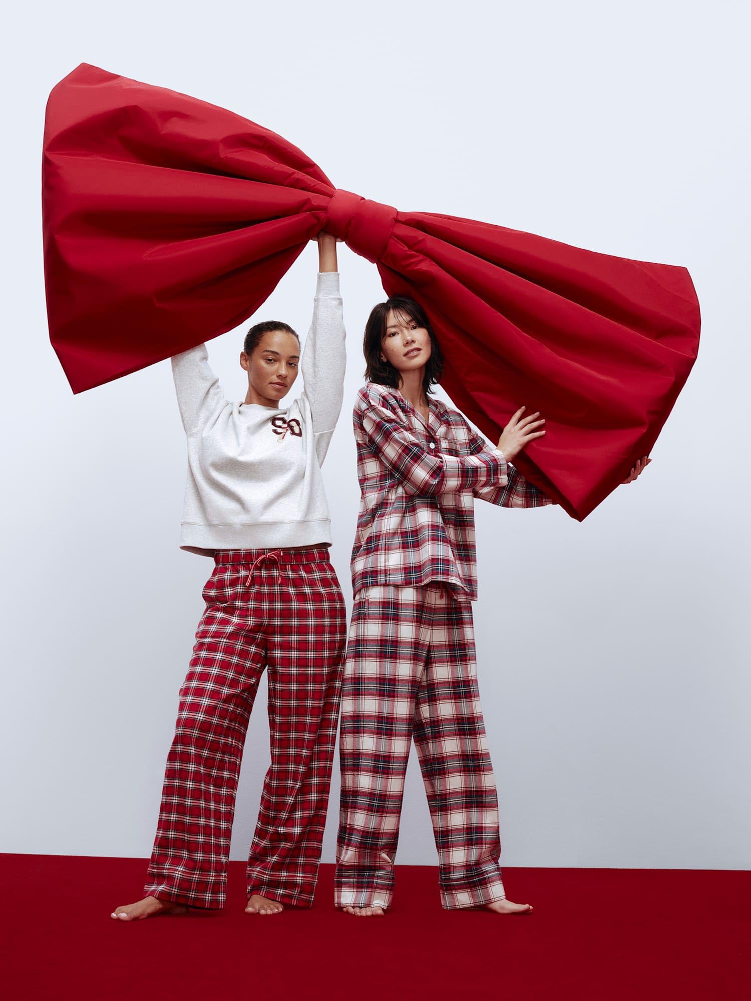 Marks & Spencer Pijama Puro algodón navideño Familiar de Cuadros