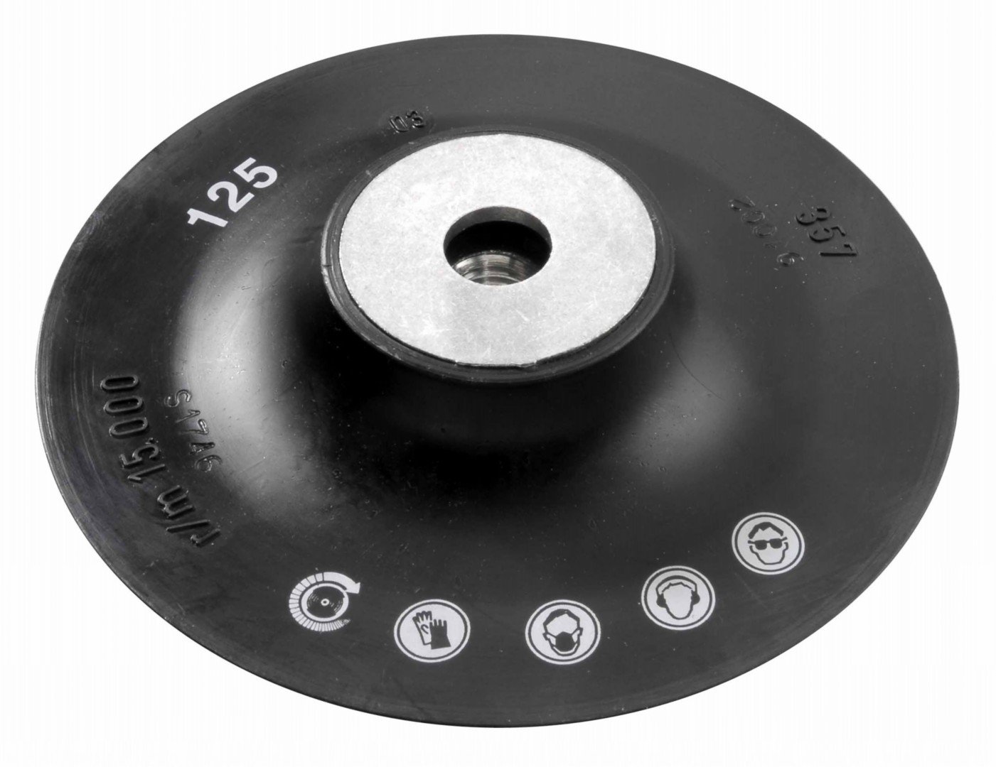 Plaque Support Disques Fibre Norton RazorStar - Diam. 125 Mm M14 - Pour Ponçage