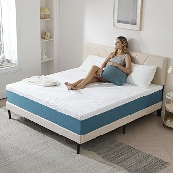 Hiimgo Single Memory Foam Mattress 90x190x18cm,Medium Firm | 18CM Thickness, Breathable, Medium Firm, Perfect for Body Support, Durable