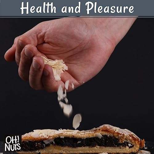 Miniatura 5 de Oh Nuts - Paquete a granel de almendras crudas, nueces de almendra a granel para aperitivos y hornear, rebanadas de almendras totalmente naturales y