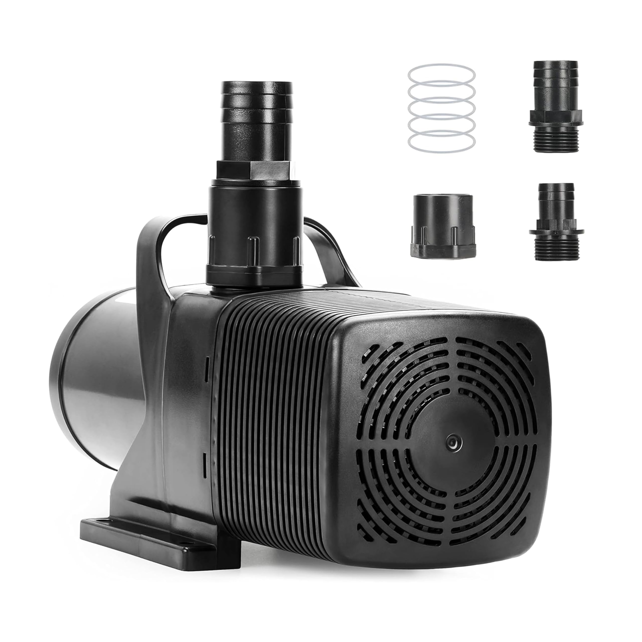 Simple Deluxe 2642GPH 180W Submersible Water Pump 20.7FT High Lift with 16-Foot Power Cord for Aquariums, Fish Tank, Pond, Fountain, Hydroponics, Black