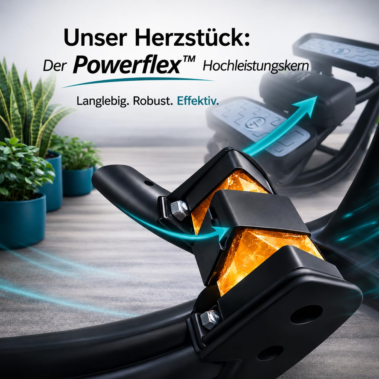 Mini Stepper [Alternative zum Hydraulik-Stepper] – Leiser Stepper für Zuhause mit LCD Display (Gelenkschonend & kompakt) – Für Bauch, Beine, Po, Rücken & Cardio – Stepper Fitness