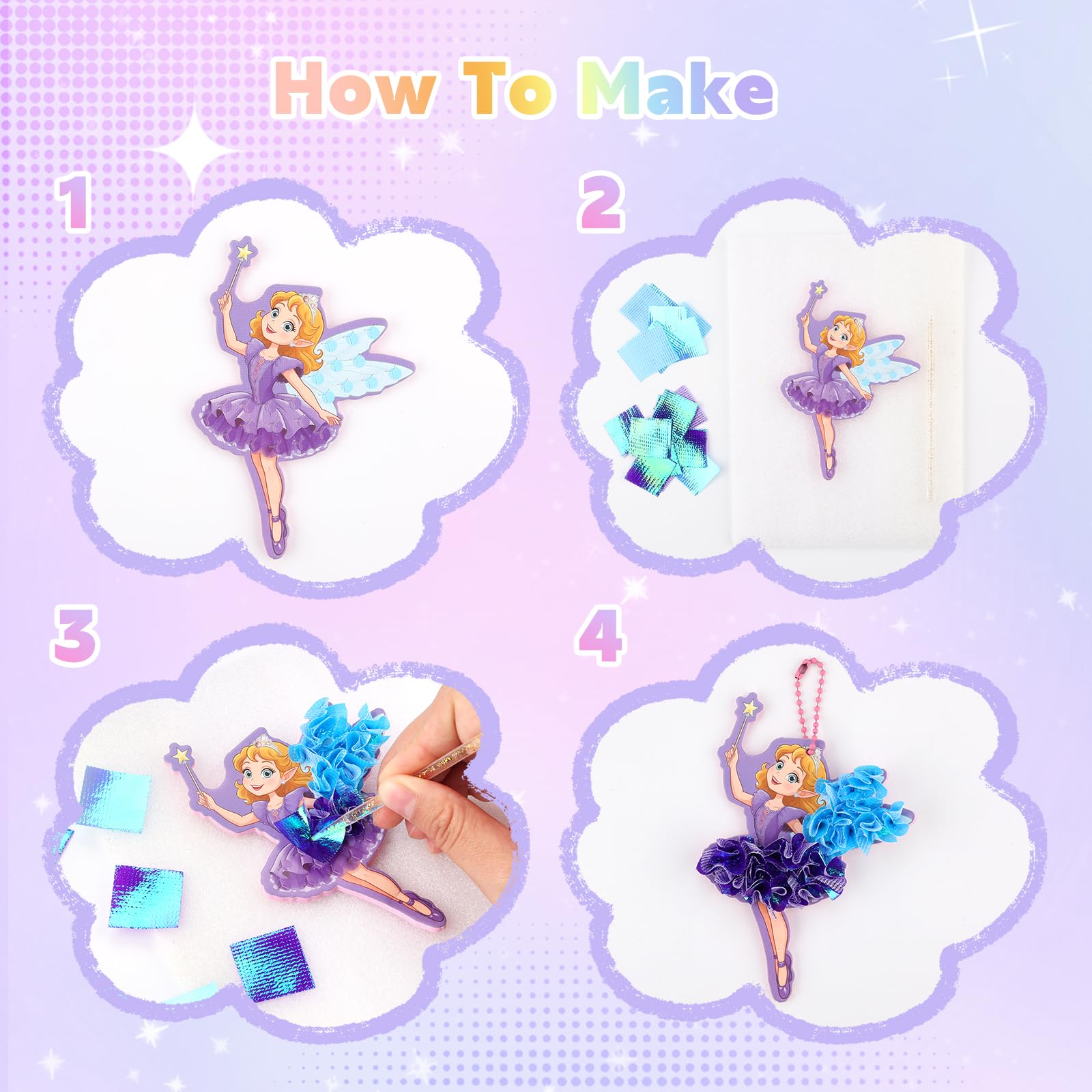 MyPixie Poke Art Kit Unicorns - Attività Creativa Fai Da Te Per Bambine E Bambini Dai 4 Ai 10 Anni