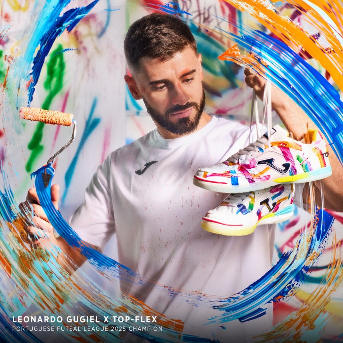 Joma Top Flex Graffiti 26, Zapatillas de fútbol a 5 Unisex Adulto, Limited Edition