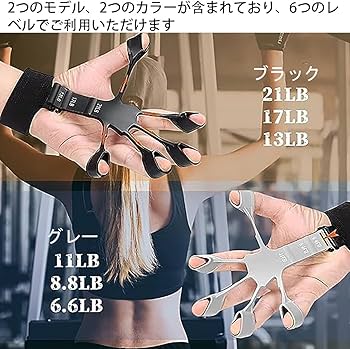 Amazon | ハンドグリップ フィンガートレーナー 握力 トレーニング 指