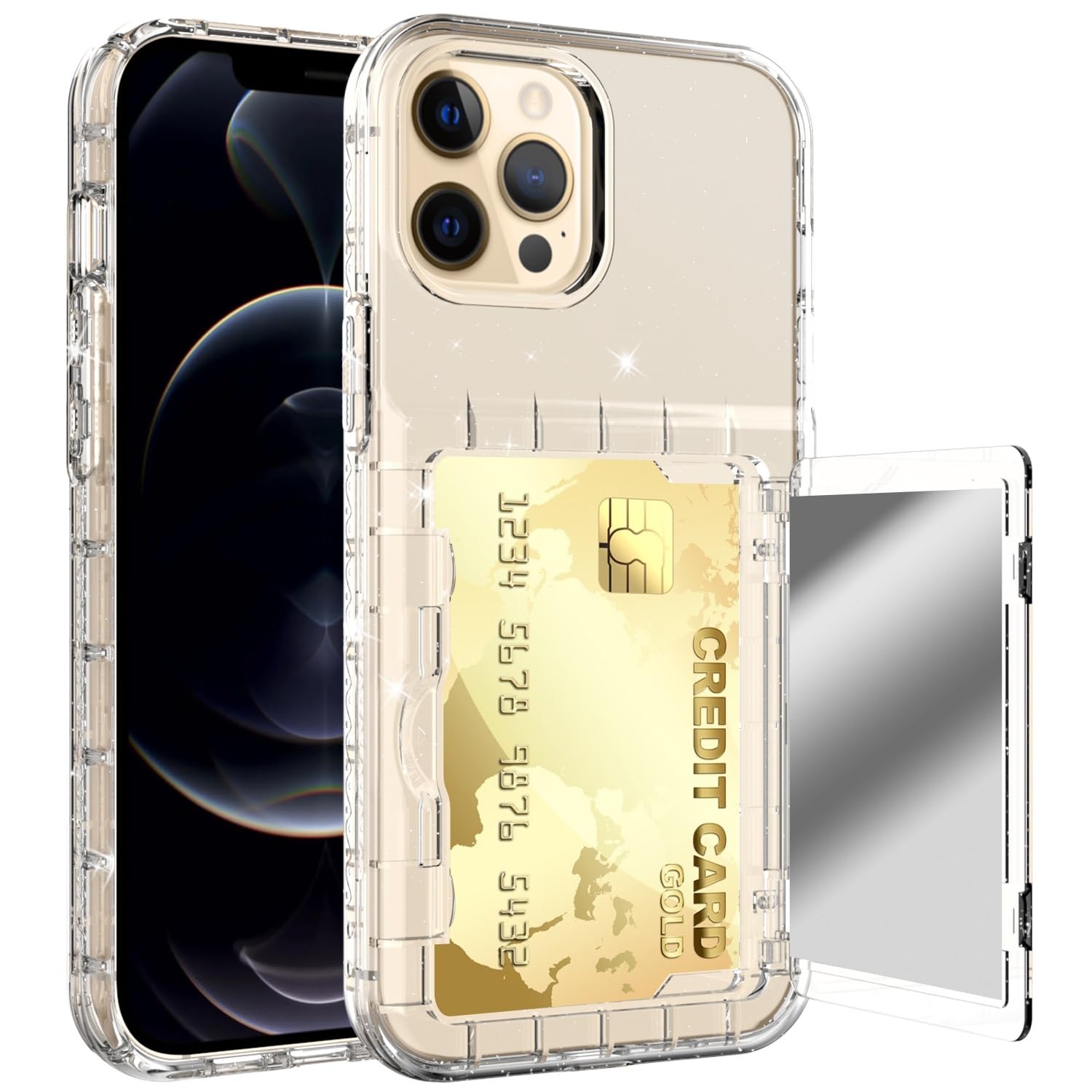 Coque iPhone 12 Pro Max rigide résolvant le problème des oublis de portefeuille - 7