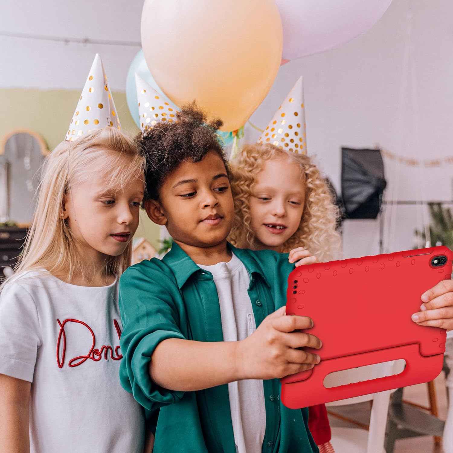 YESTEL Tablet per Bambini da 8 Pollici FHD con Risoluzione 1280 * 800 IPS, WiFi 6, Android 11, 2GB di RAM e 32GB di Memoria Interna (Fino a 1TB). Inclusa Custodia Protettiva a Prova di Bambino, Rosso YESTEL Tablet per Bambini da 8 Pollici FHD con Risoluzione 1280 * 800 IPS, WiFi 6, Android 11, 2GB di RAM e 32GB di Memoria Interna (Fino a 1TB). Inclusa Custodia Protettiva a Prova di Bambino, Rosso