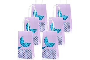 iefoah 12 Pack Mermaid Party Favor Bags