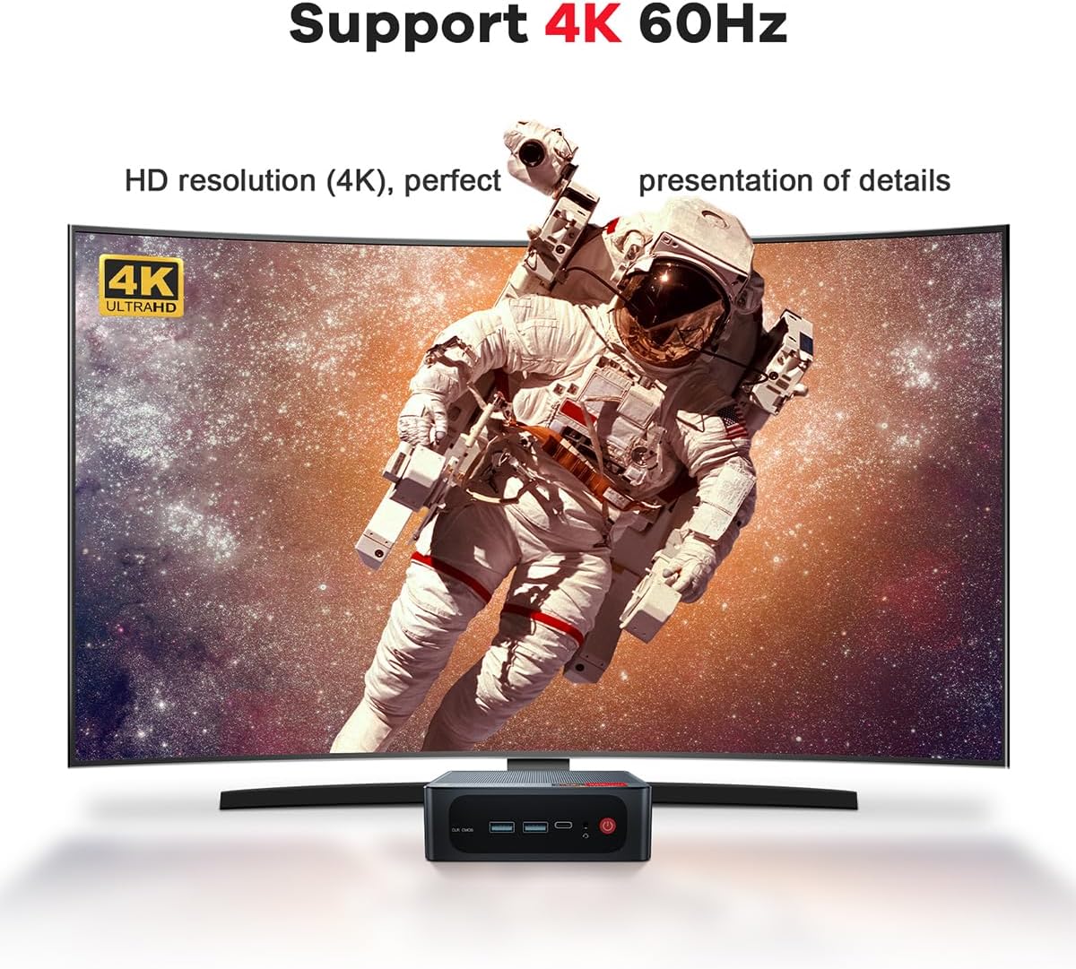 Beelink SER5 Mini PC with AMD Ryzen 5 5500U (6C/12T, Up to 4.0GHz) 16GB DDR4 RAM 500GB M.2 2280 NVMe SSD Mini Desktop Computer Support 4K@60Hz Triple Display, WiFi 6, BT5.2, HDMI+DP