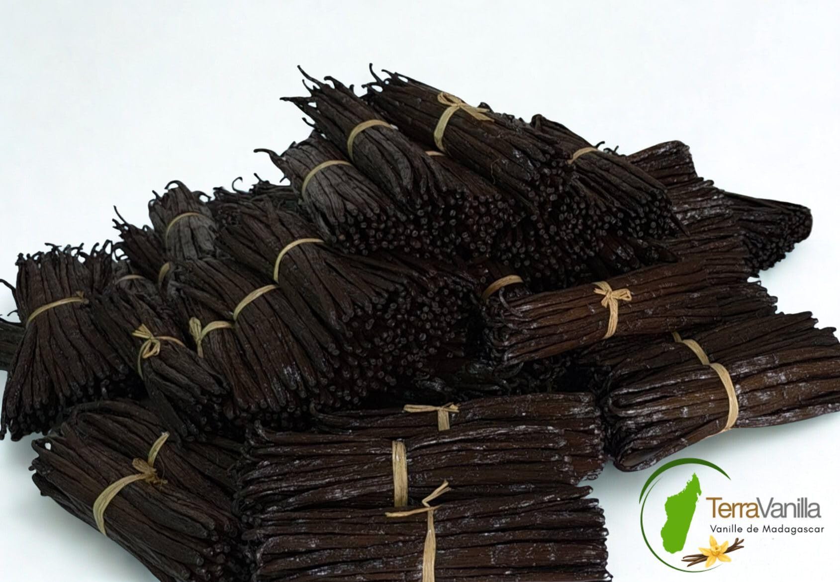 TerraVanilla Vanille de Madagascar Bourbon - Gourmet, 17-19 cm | 500 g