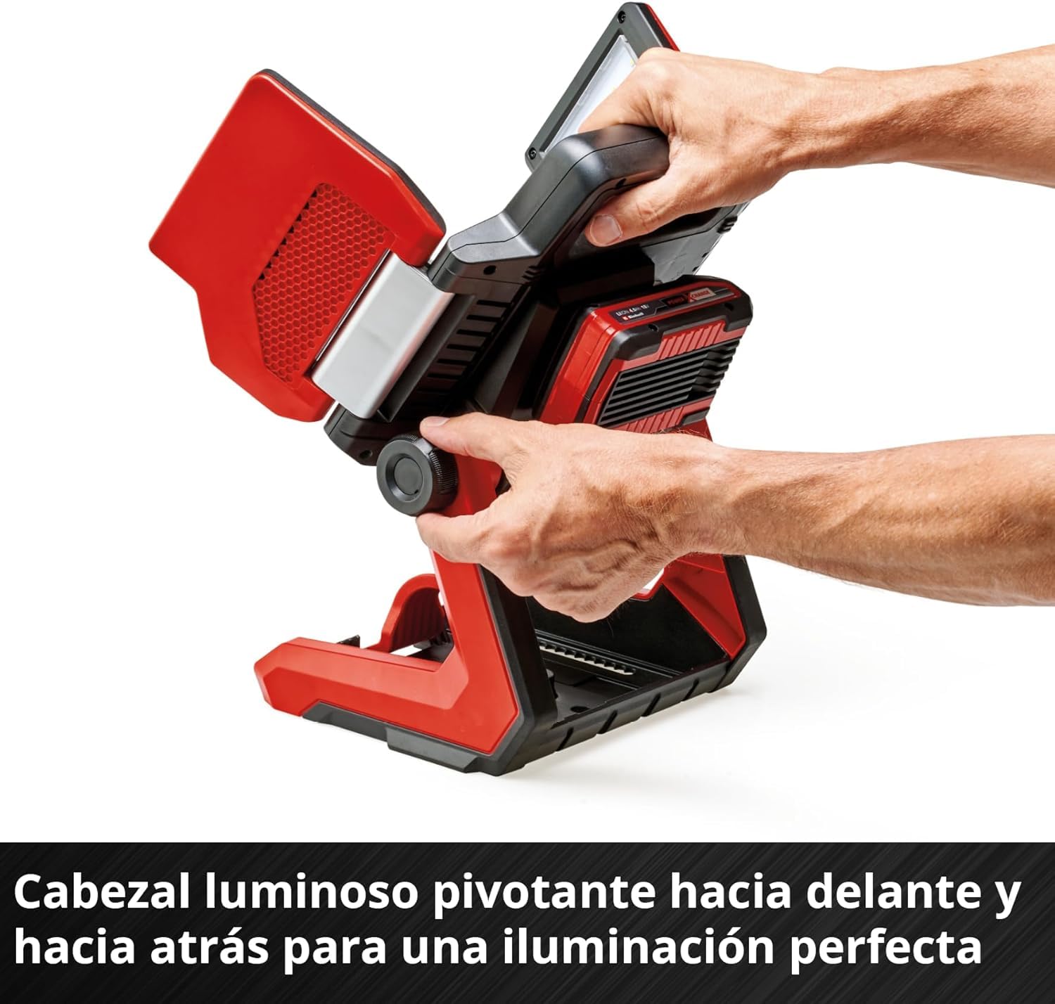 Einhell Lampa akumulatorowa TP-CL 18/3000 Li-Solo Power X-Change (18 V, 3000 lm, obrotowa głowica świetlna, składane panele świetlne, 60 diod LED, regulacja jasności, bez baterii)