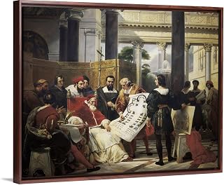 Paint by Numbers for Adults, DIY Acrylic Painting by Numbers Kit for Beginner & Kids,@ — Pope Julius Ii Ordering Bramante Michelangelo and Raphael to Construct The Vatican, by Emile Vernet