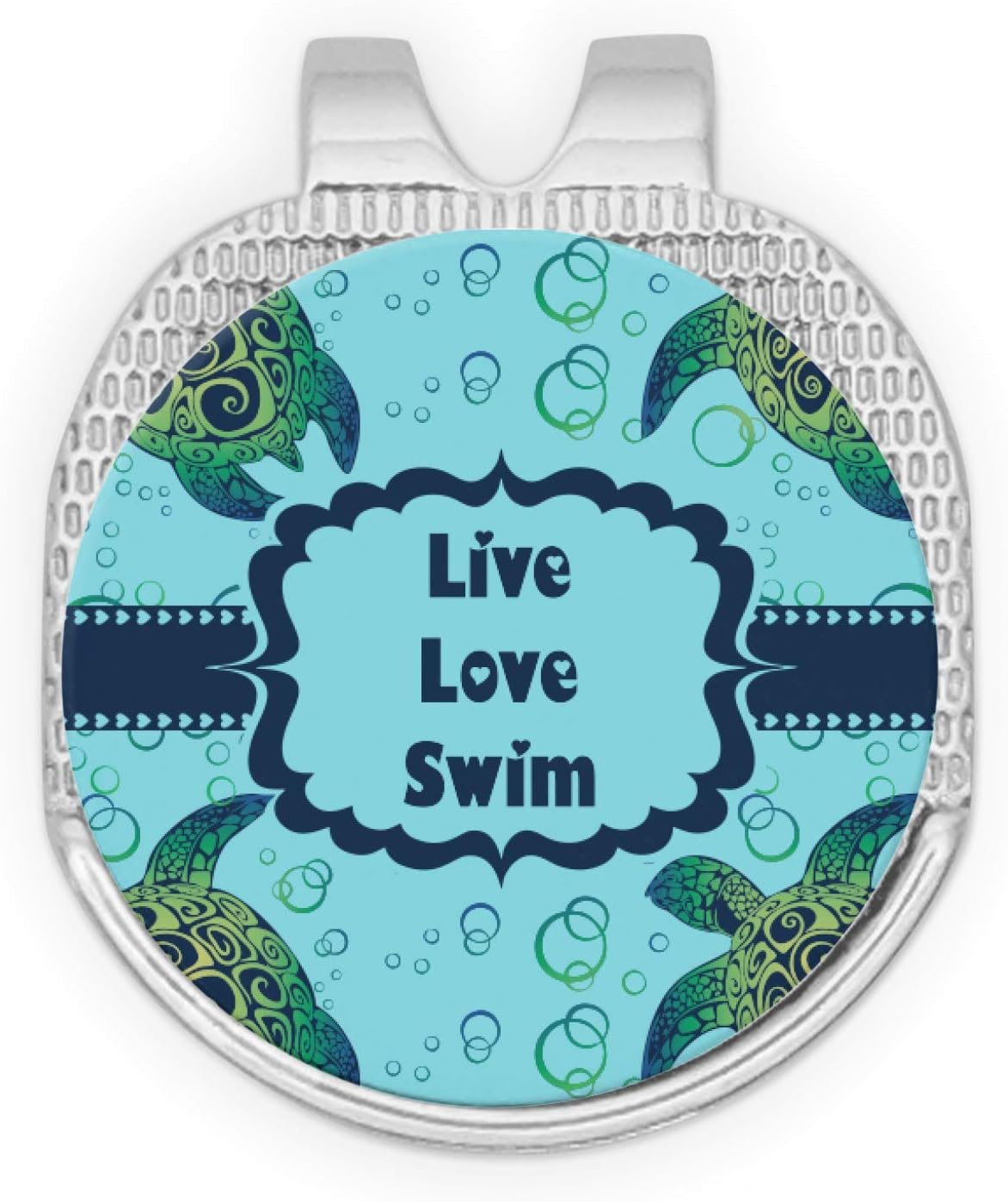 YouCustomizeIt Personalized Sea Turtles Golf Ball Marker - Hat Clip