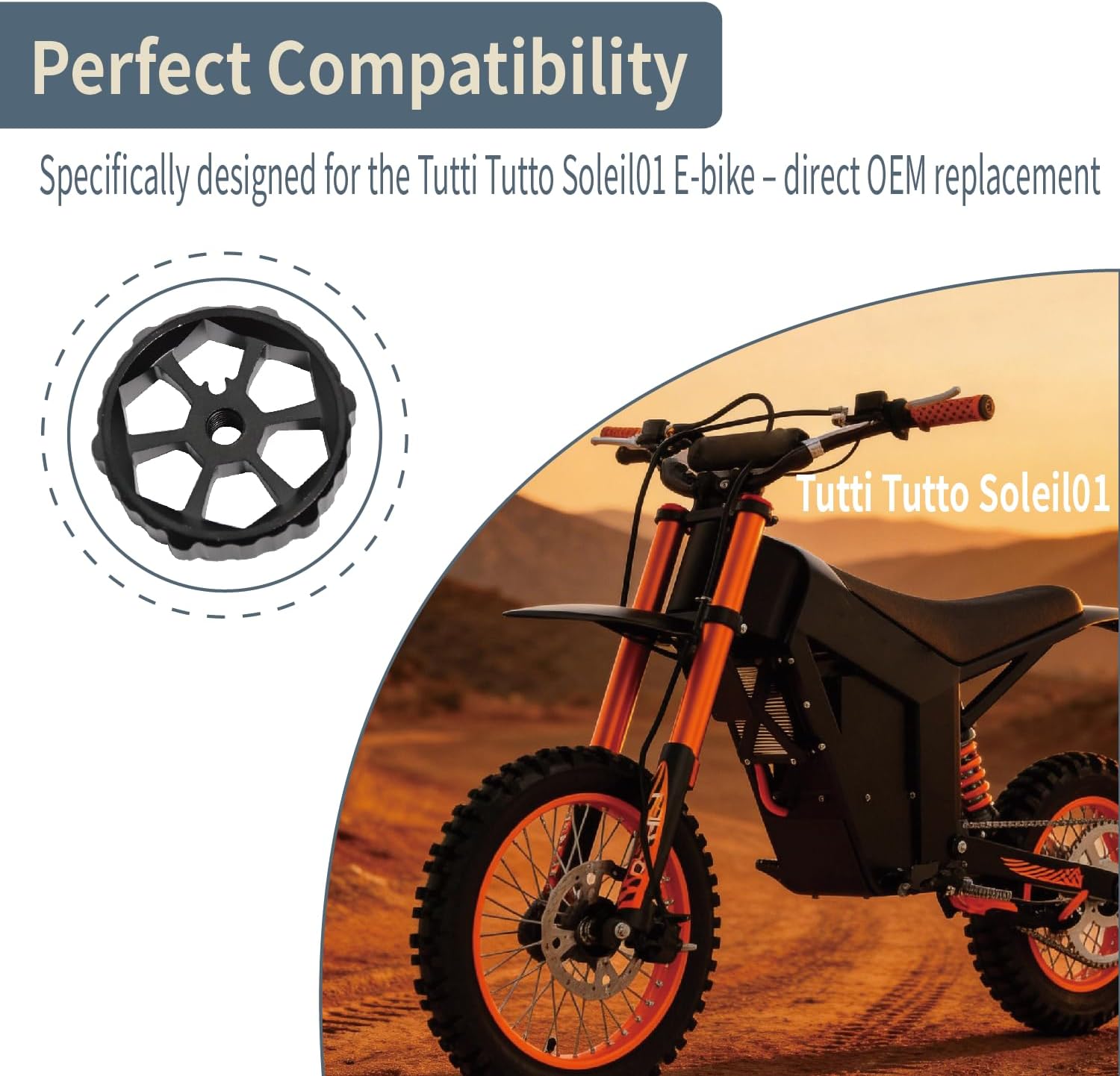 Original Seat Knob Screws Compaitble with Tutti Tuttio Soleil01 Electric Drit Bike, High-Strength Stainless Steel Seat Replacement