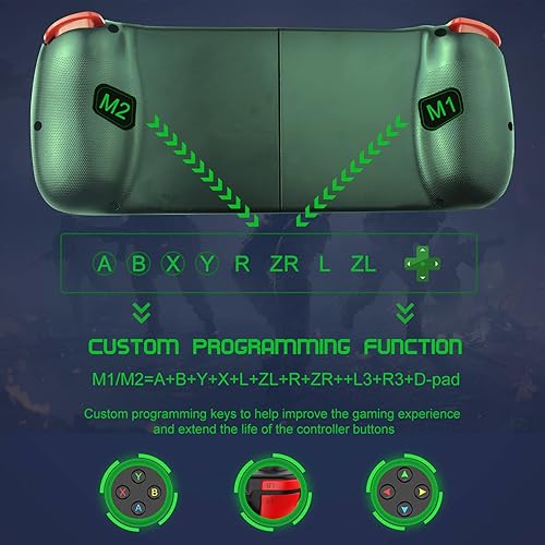 Miniatura 6 de Controlador de juego móvil Gamepad para iPhone iOS Android PC funciona con iPhone131211X, iPad, Samsung Galaxy, Motorola, TCL, tableta, Apex