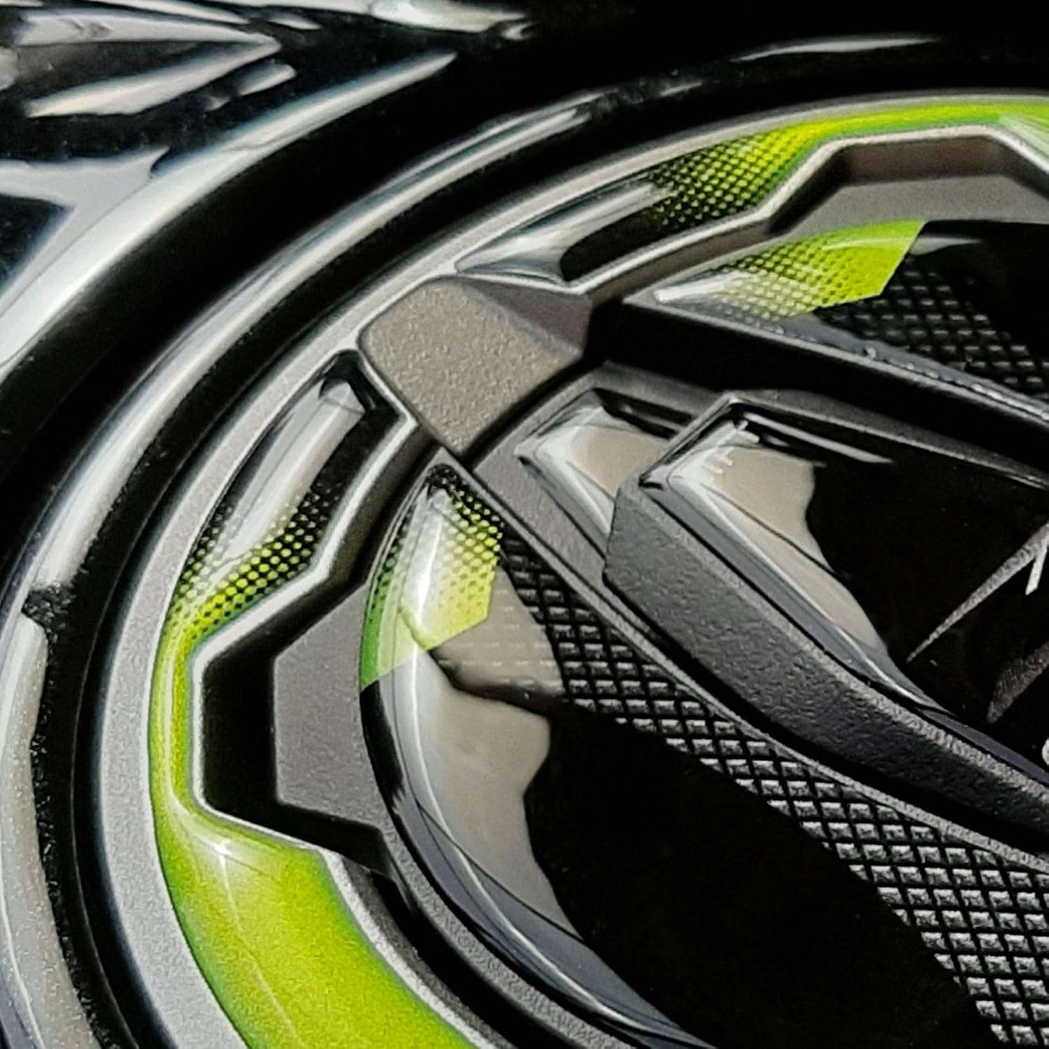 Sticker 3D Protection Fuel Cap Compatible with Kawasaki Z650 2021 Green