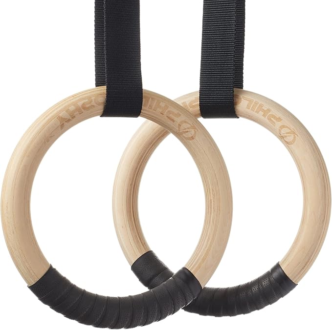 Anillas de Madera Philosophy Gym con Correas Ajustables miniatura 2