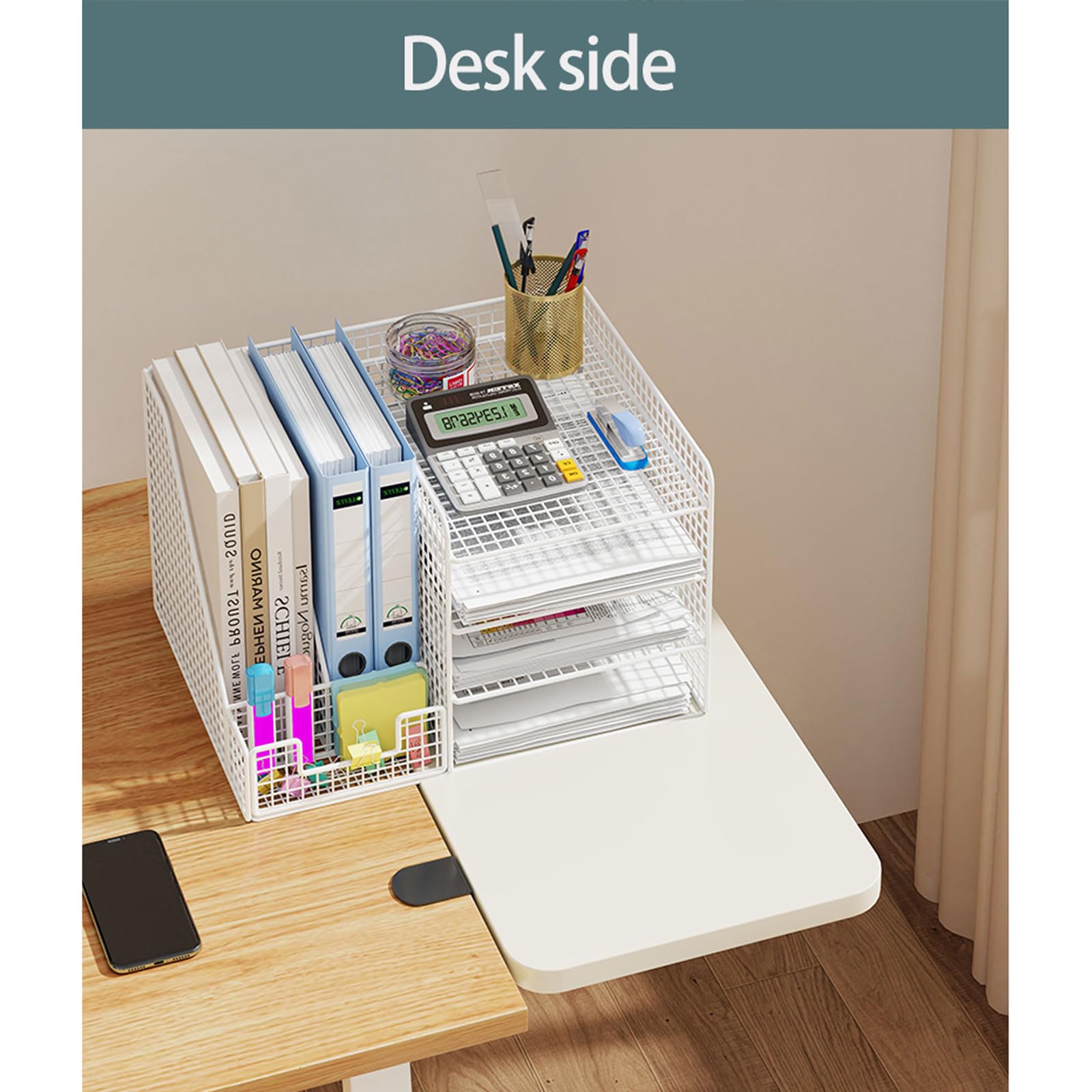 Vassoio estensibile ergonomico per scrivania - Ripiano a morsetto per cassetto tastiera pieghevole senza installazione per scrivanie da ufficio, tavoli da pranzo, librerie e postazioni di gioco - Solu