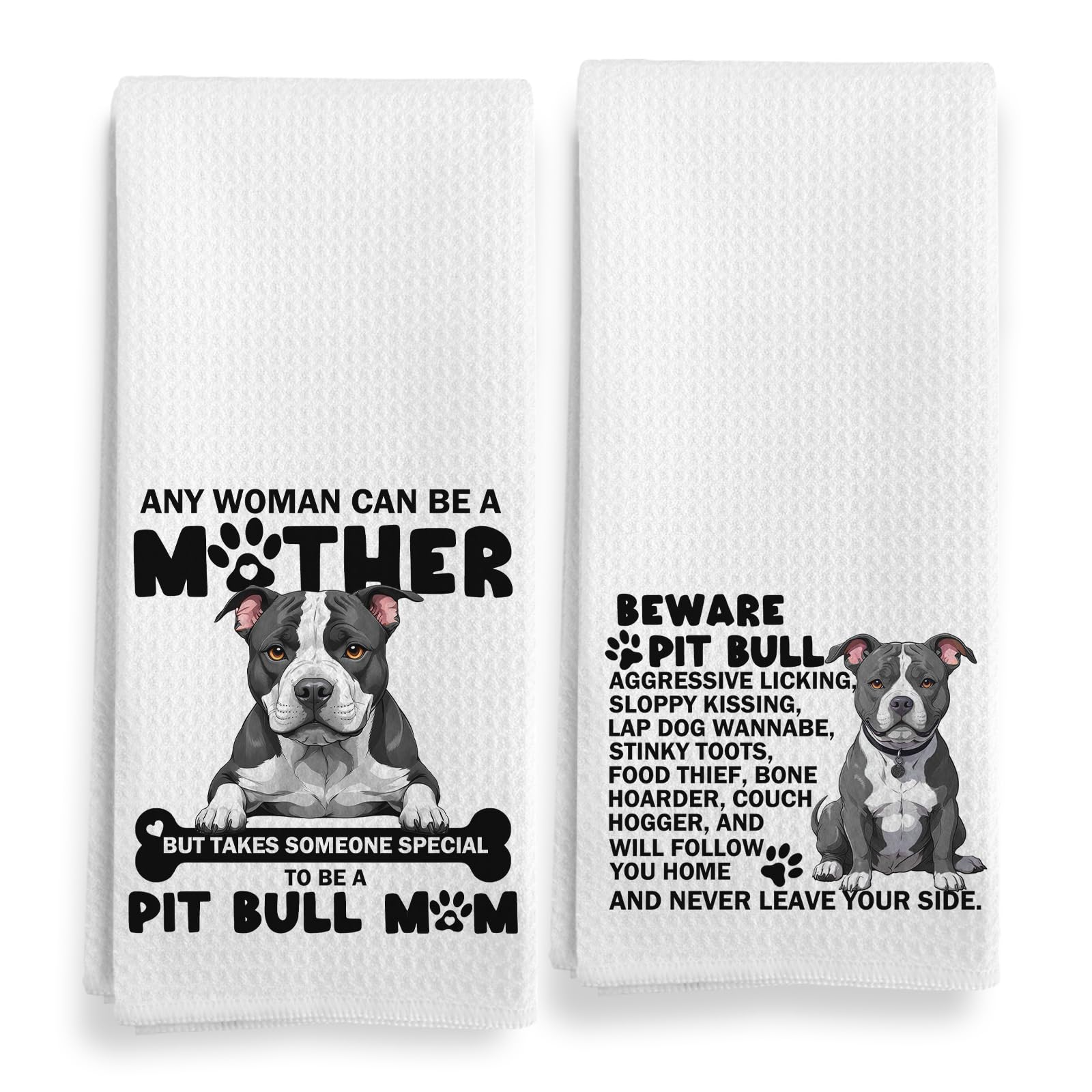 Paños de cocina Pitbull para decorar tu mesa y secar vajilla con estilo en el hogar