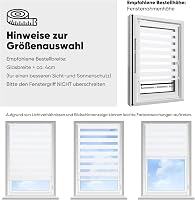 Sekey dvojitá roleta bez vŕtania na okno Klemmfix 80 x 220 cm biela tieniaca roleta 5