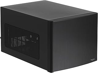 Fractal Design Node 304 - Black - Mini Cube Compact Computer Case - Small Form Factor - Mini ITX – mITX - High Airflow - Modular Interior - 3X Fractal Design Silent R2 120mm Fans Included - USB 3.0