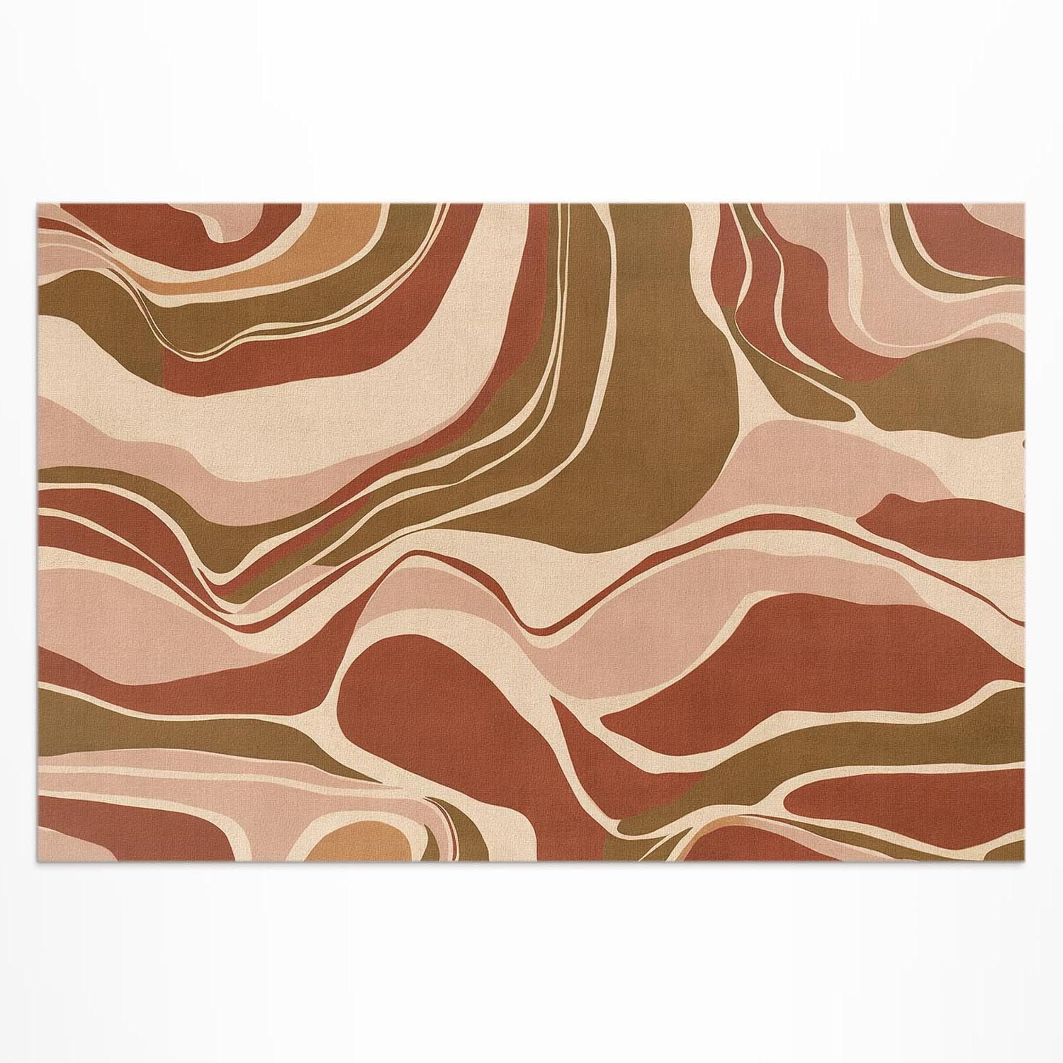 Tapis en vinyle 100x150 cm imperméable pour décoration porche balcon extérieur