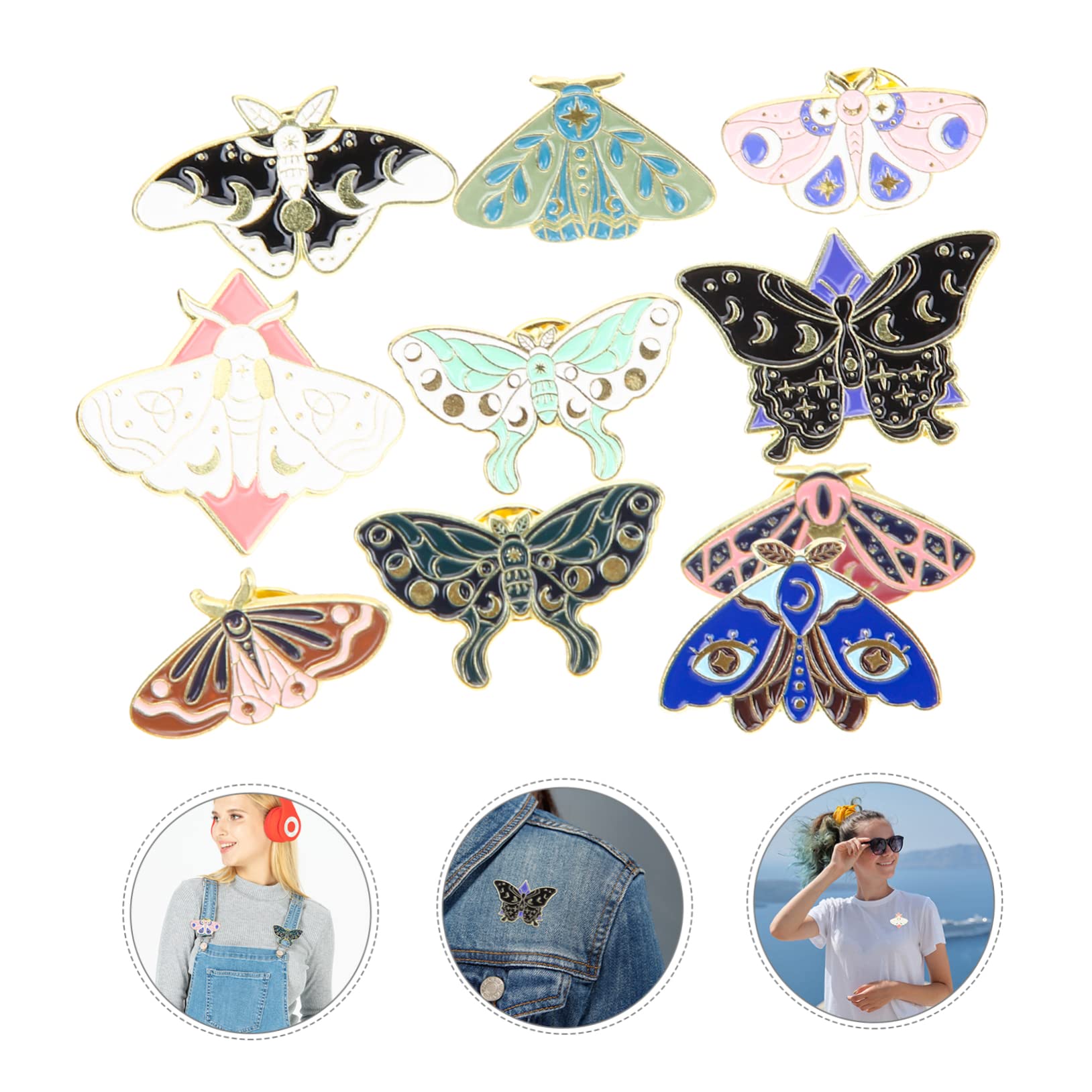 BESPORTBLE Spilla Da Donna Spilla Smaltata Per Abbigliamento Spilla A Forma Di Animale Spilla A Forma Di Farfalla Spilla Decorativa A Forma Di Scialle Spilla A Forma Di Animale Spilla