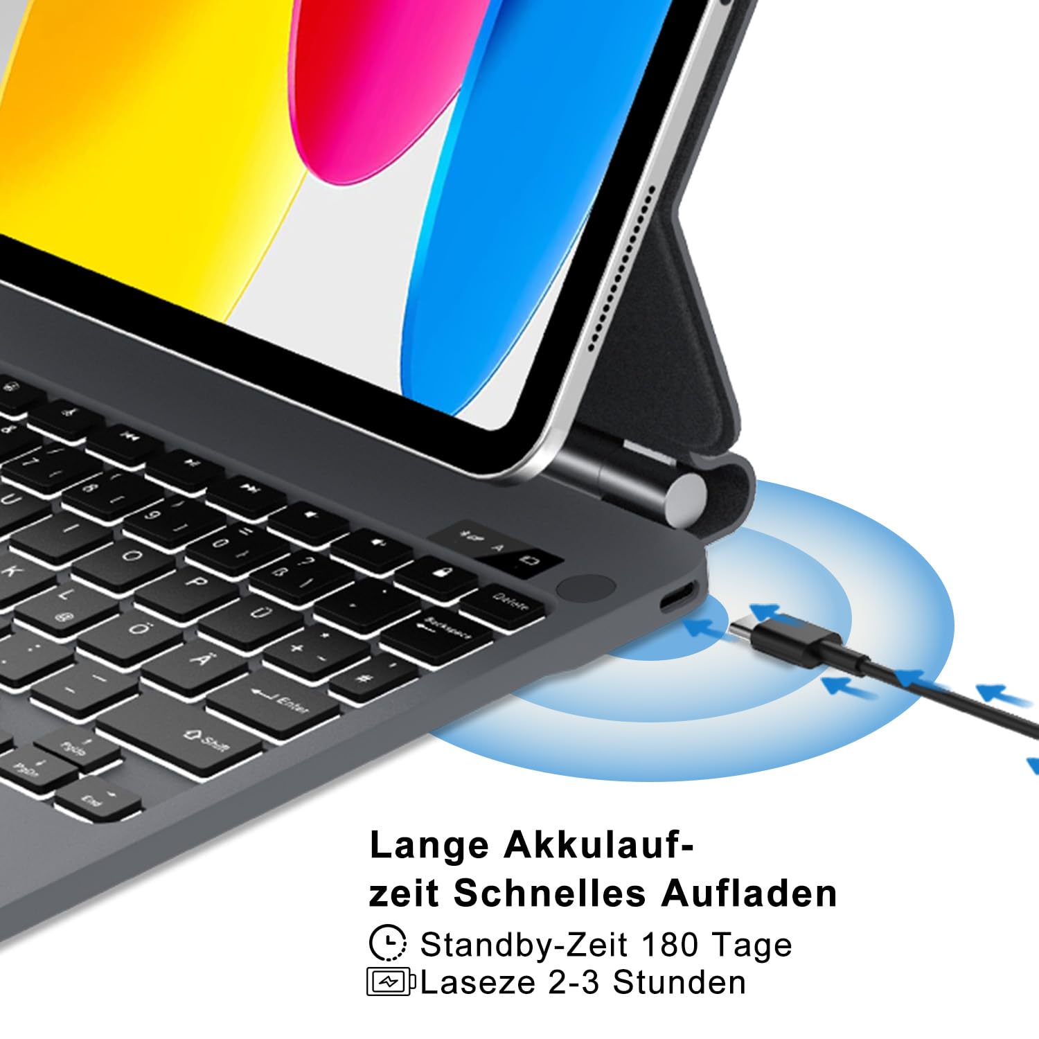 iPad 10. Nesil için Magic Keyboard, iPad 10 10,9 inç 2022 için
