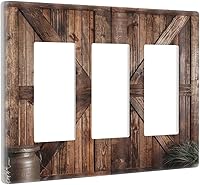 Vista 77 de Cubierta de interruptor de luz de palanca de hojas tropicales negras y doradas, hoja de palmera, decoración de 1 cuadrilla, placa frontal eléctrica