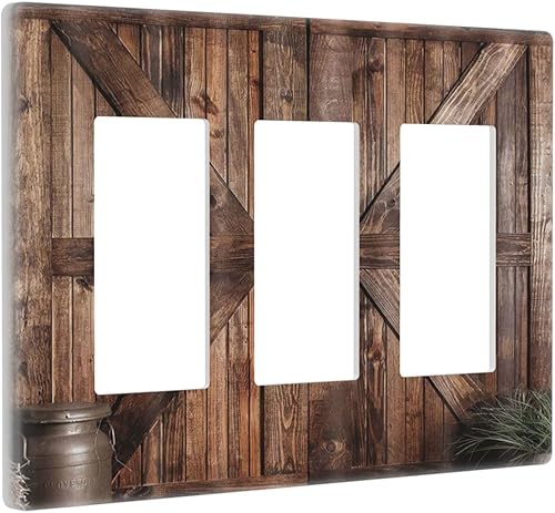 Miniatura 77 de Cubierta de interruptor de luz de palanca de hojas tropicales negras y doradas, hoja de palmera, decoración de 1 cuadrilla, placa frontal eléctrica