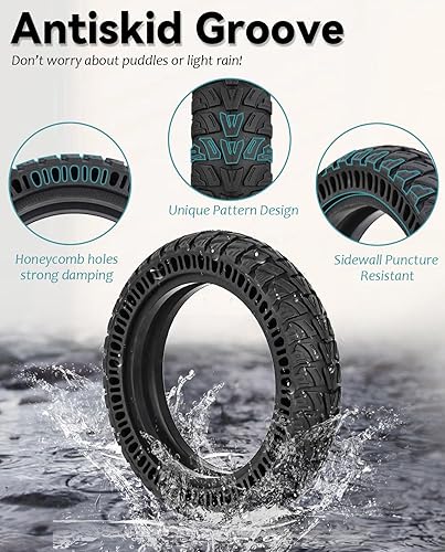 Miniatura 5 de GLDYTIMES 5075-6 8.5x2.0 Reemplazo de neumáticos todoterreno para todos los neumáticos originales de 8.5 pulgadas, apto para Gotrax GXL V2 XRApex