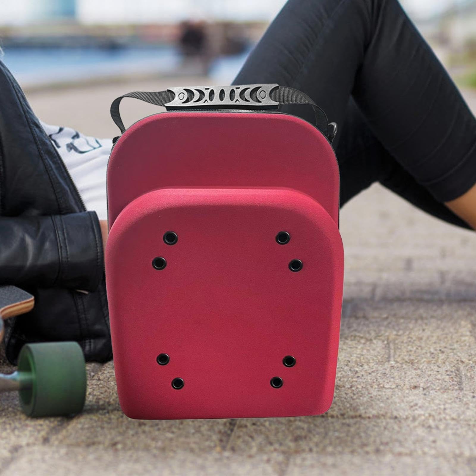 Bolsa organizadora para sombreros deportivos, estuche de viaje para | Organizador Estuche para gorra de béisbol con asa de transporte, bolsa de