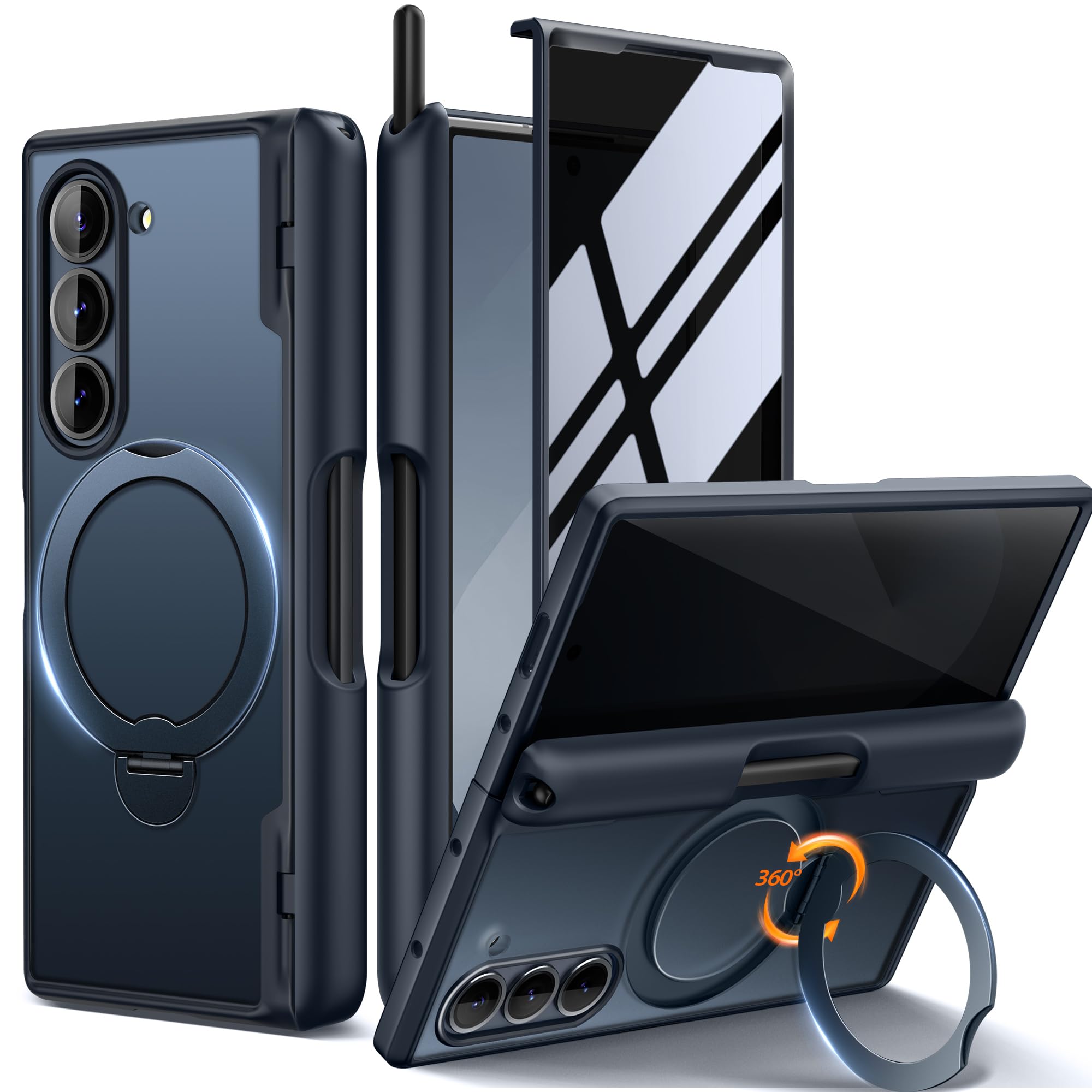 Amazon.co.jp: MOBOSI プライバシー Samsung Galaxy Z Fold 6用ケース  