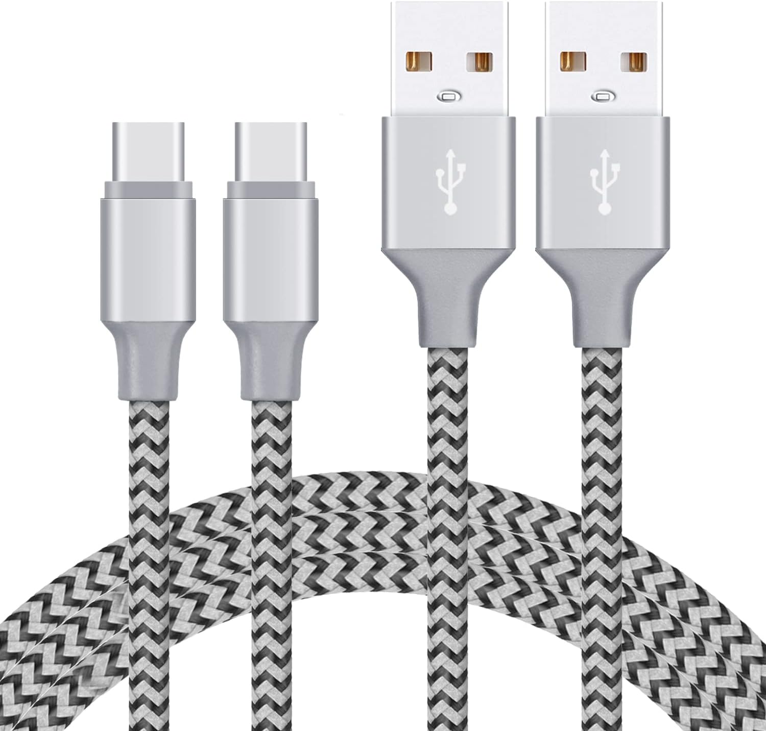 Marchpower Certified USB Type C Cable -2 Pack 6ft USB C Charging Cable