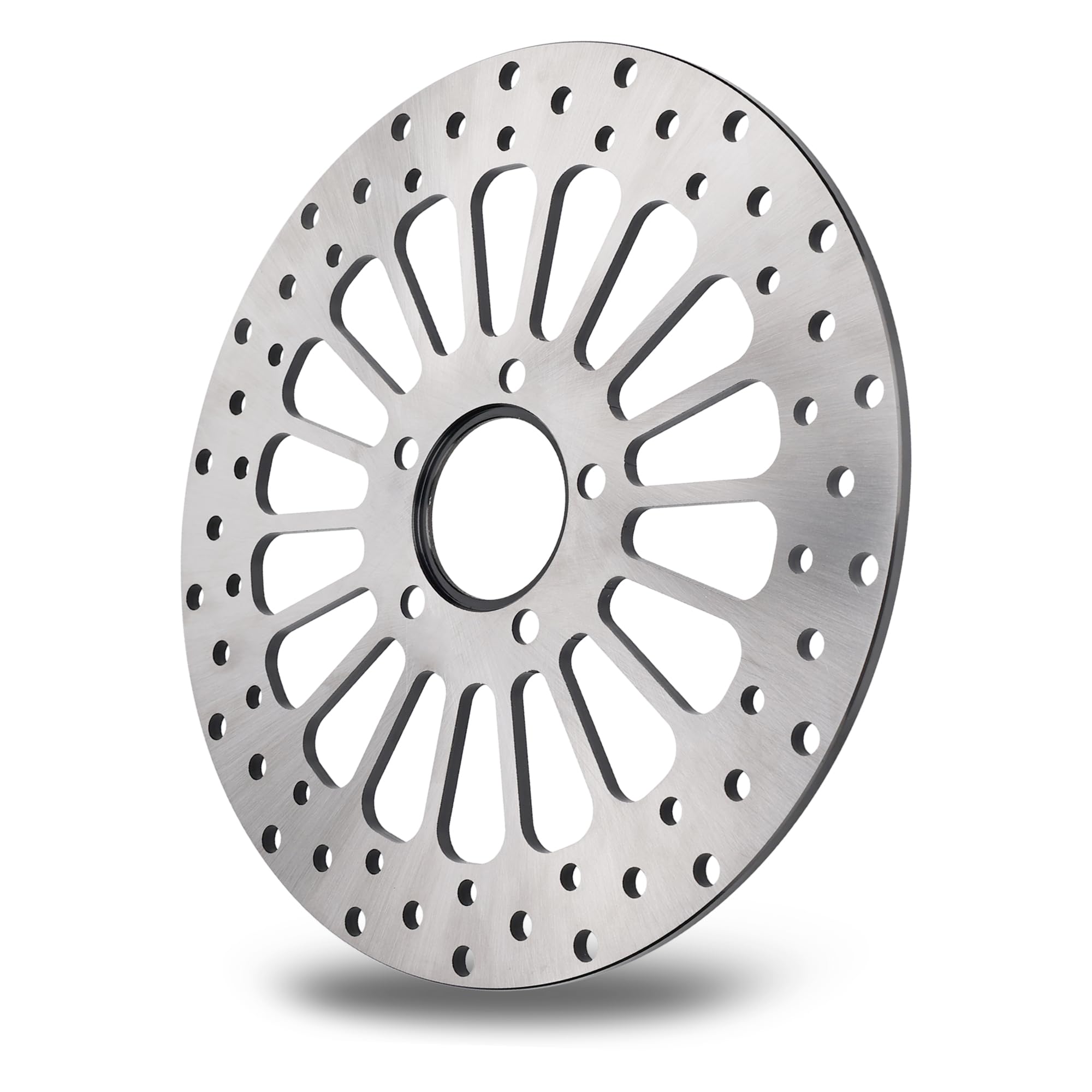 11.5''Rear Brake Rotor Fit for Harley Davidson Touring Sportster Dyna, Early Super Glide Softail Great Performance Superior Heat Dissipation Brake part, 420 Stainless Steel Rotors