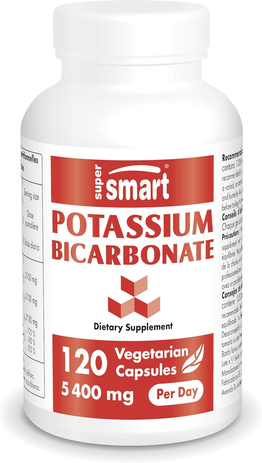 Supersmart Potassium Bicarbonate 5400 mg Per Serving for AcidBase