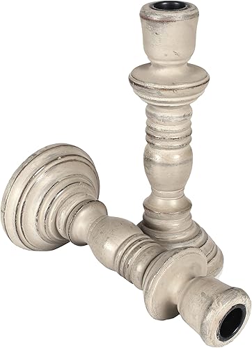 Miniatura 7 de Portavelas de madera, decora tu mesa de comedor, decoración de Navidad, mesa de café, fiesta de boda, reuniones familiares, hogar, spa, portavelas