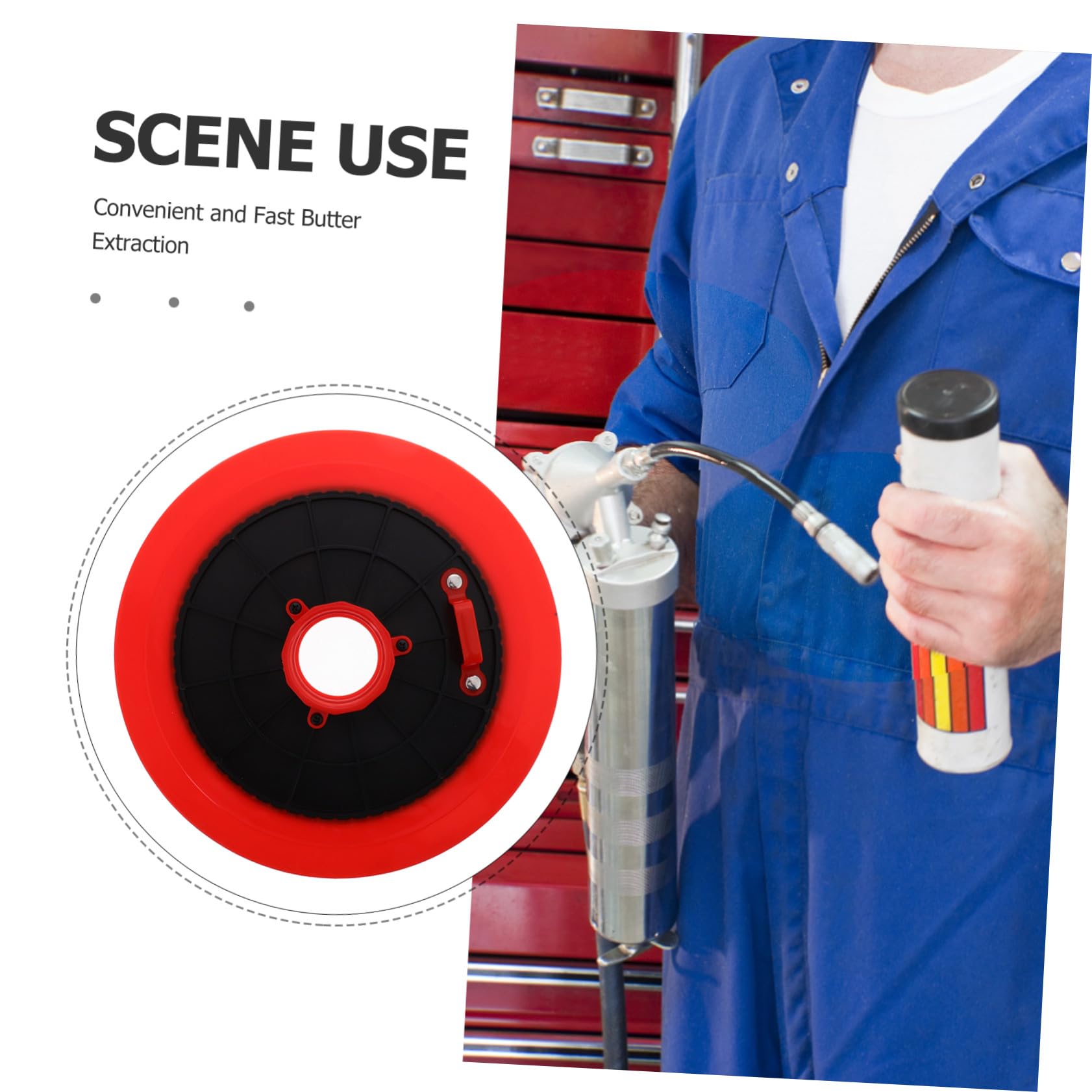 Coppa di Aspirazione Olio in Plastico Eccellente Tenuta e Design Pratico per Manutenzione Auto Accessorio Compatto per Pressione Olio Manuale