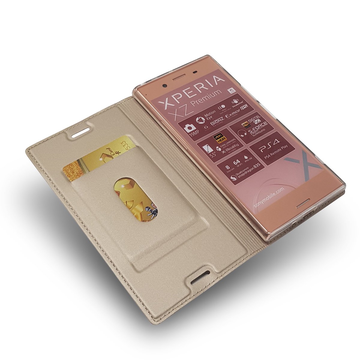 Amazon.co.jp: ソニー Xperia XZ Premium SO-04J ケース 手帳型 カバー
