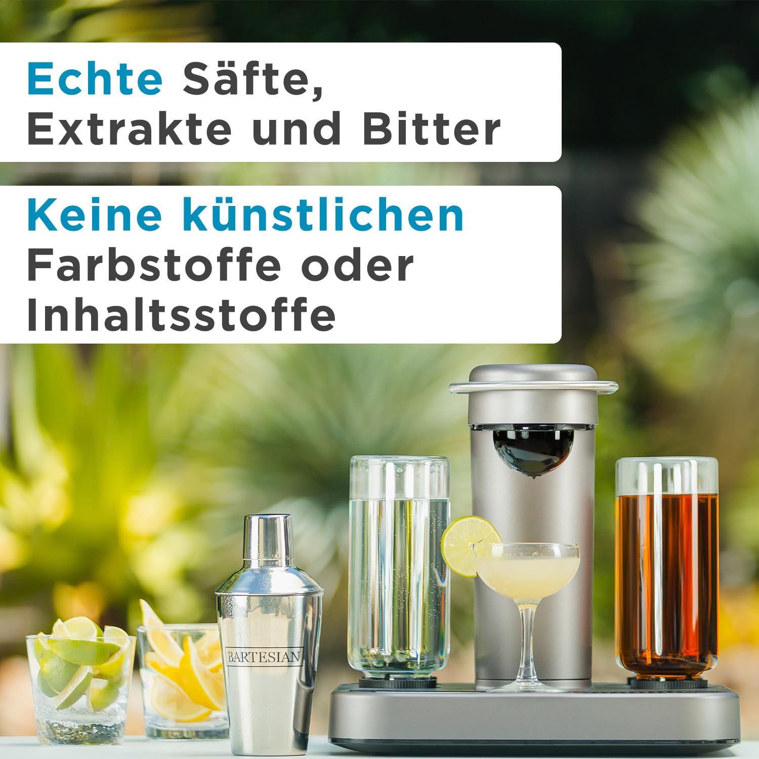 Bartesian Pineapple Margarita Cocktail Mix - Mixer Zutaten für Tequila Cocktail - Getränke Pods für Bartesian Cocktail Maschine - Alkoholfreie Mixer zum Mischen mit Spirituosen - Set mit 8 Kapseln